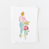 Bicycle Flowers Greeting Card