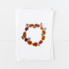 Fall Leaves Wreath Greeting Card