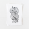 Owl Doodle Greeting Card