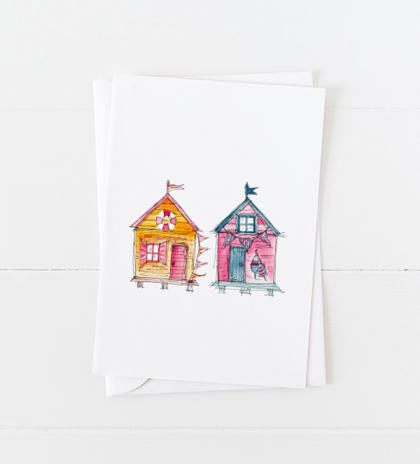 Beach House Greeting Card