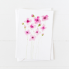 Pink Wildflowers Greeting Card