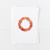 Red Berry Wreath Greeting Card