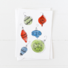 Colorful Vintage Ornaments Greeting Card