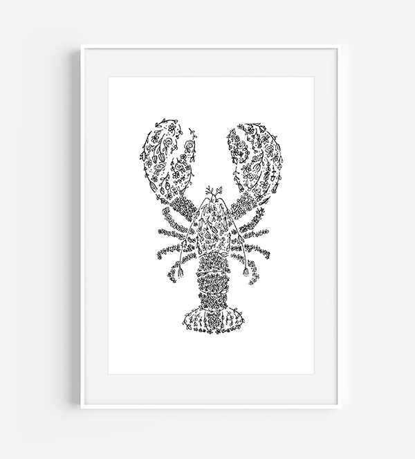 Lobster Doodle - A Little Hello Co.