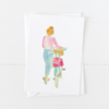Bicycle Flowers Notecards