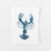 Blue Lobster Greeting Card