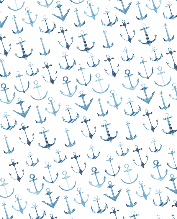 Blue Anchors from A Little Hello Co.