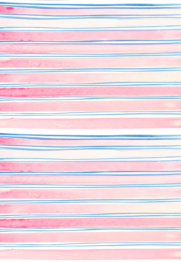 Pink and Blue Stripes from A Little Hello Co