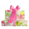 Pink and Green Floral Doodle Double-Sided Gift Wrap Sheets