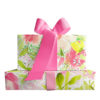 Pink and Green Floral Doodle Double-Sided Gift Wrap Sheets