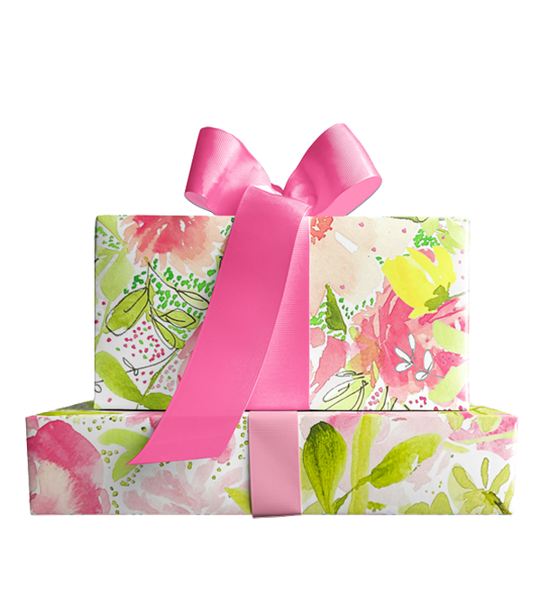 Tiny Pink Flowers Wrapping Paper