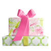 Pink and Green Floral Trellis Double-Sided Gift Wrap Sheets