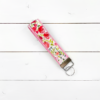 Pink Garden Wristlet Keychain