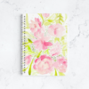 Pink and Green Floral Wire-O Notebook from A Little Hello Co.