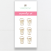 Latte Love Luxe Paperclips from A Little Hello Co.