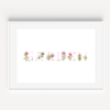 Garden Watercolor Print from A Little Hello Co.