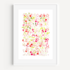 Pink Flower Buds Watercolor Print from A Little Hello Co.