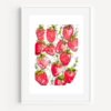 Strawberries Watercolor Print from A Little Hello Co.
