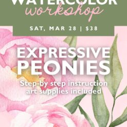 Watercolor Workshop: Expressive Peonies