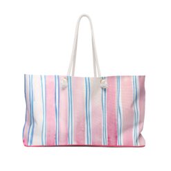 Large Tote - Cabana Stripes