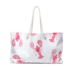 Large Tote - Pink Lobster