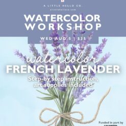 Watercolor Workshop: French Lavender