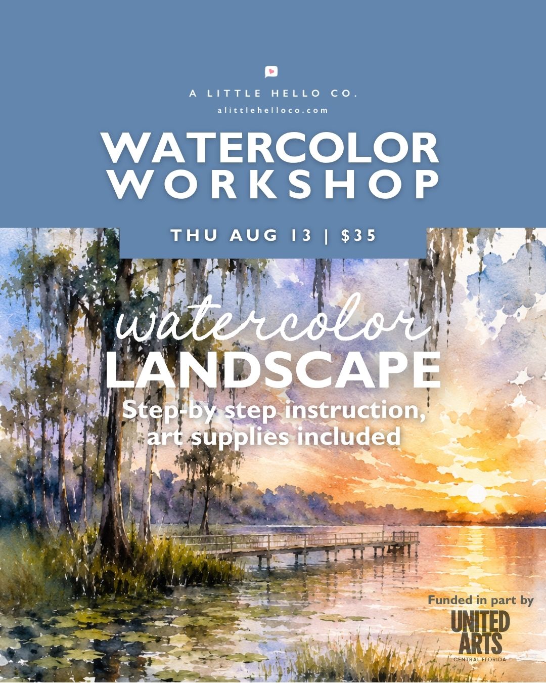 Watercolor Workshop: Waterfront Landscape