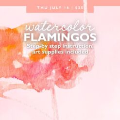 Watercolor Workshop: Flamingos