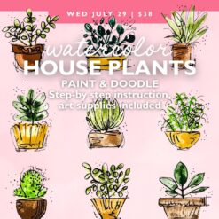 Paint & Doodle House Plants