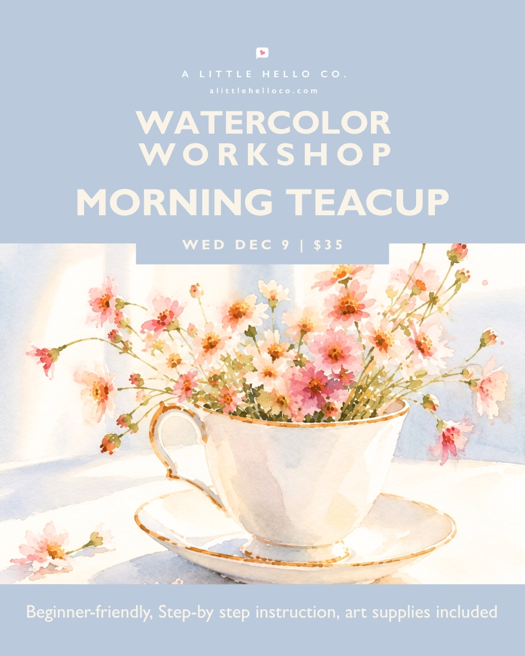 Watercolor Workshop: Morning Teacup